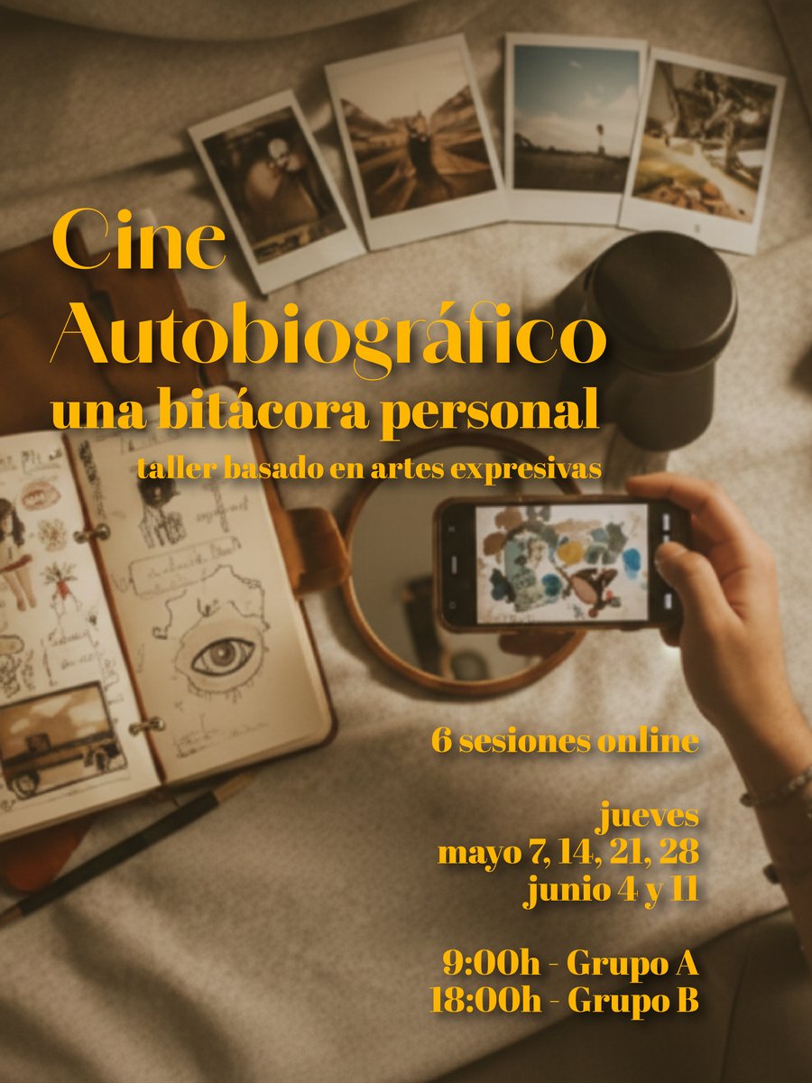 Flyer: Cine autobiográfico, una bitácora personal